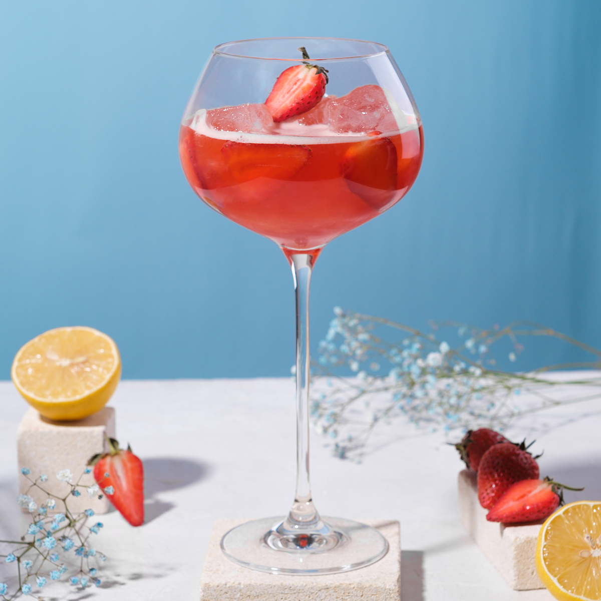 Рецепт ICE TEA «Клубничное лето»